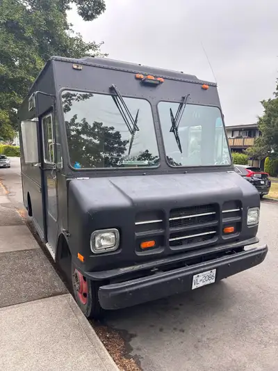 Partially converted Grumman Step Van. New solar power system and batteries, hot water, new tires. Ru...