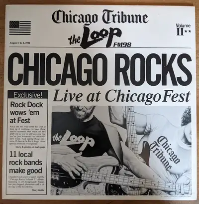 The Loop FM98 - Chicago Rocks Volume II, Vintage Vinyl Record, View more