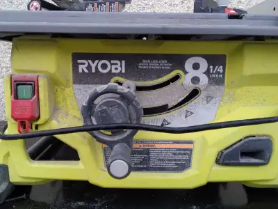 Ryobi 8 1/2" corded table saw , View more