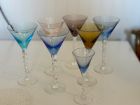 Retro Martini Glasses