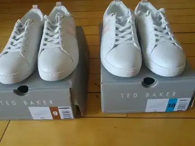 Ted Baker Ladies Leather Sneakers, Sz 9 & 10 - $39.00, View more