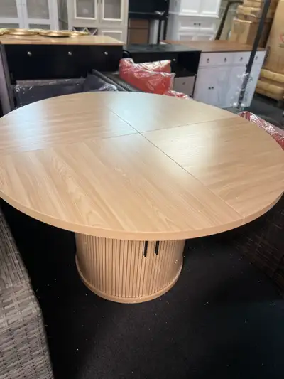 beautiful modern round dining table with storage , View more