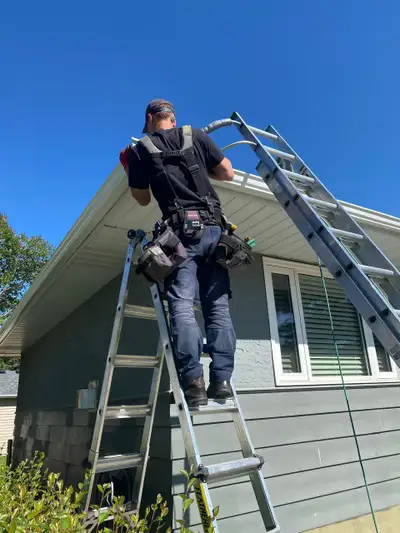 Eavestrough Installation (Gutters, down pipes, fascia), View more