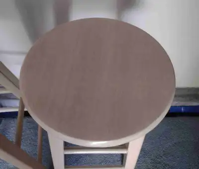 Bar Stools Natural Wood & Neutral Color Wood Set of Two, View more
