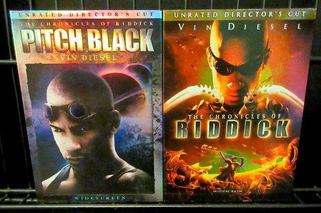 Pitch Black & Chronicles of Riddick, Unrated Dir Cut DVD X2 NICE in CDs, DVDs & Blu-ray in Stratford