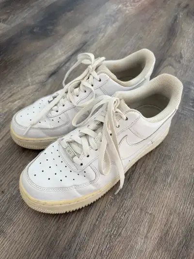 White Nike Air Force 1 Shoes, View more