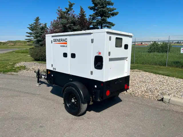Used Generac 20 KW / 25 KVA MDG25IF4 Tow Behind Diesel Generator in Other in Saskatoon - Image 4