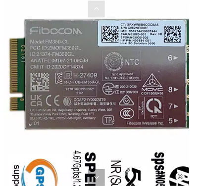 New genuine Fibocom FM350-GL 5G WWAN M.2 cellular modem, View more