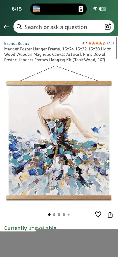 Poster Hanger Frame, View more