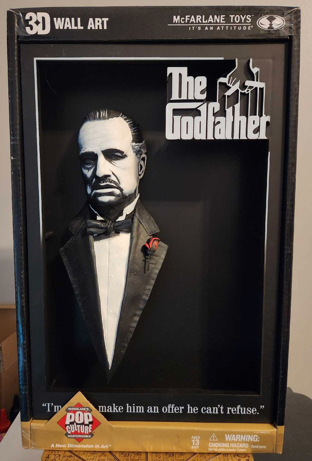 The Godfather 3D Movie Poster by McFarlane in Arts & Collectibles in Kingston