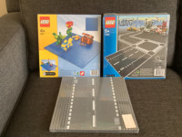 Brand new Lego 620 and 7280 building plates - Road and blue