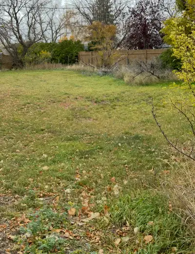 There are Two corner lots 100’ x 127’ and an older house for sale. The location is near the outskirt...