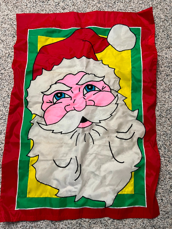 Santa Flag- outdoor nylon in Holiday, Event & Seasonal in Oshawa / Durham Region