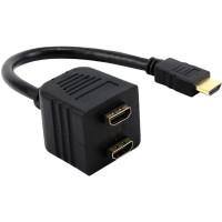 HDMI passive splitter and coupler adapter