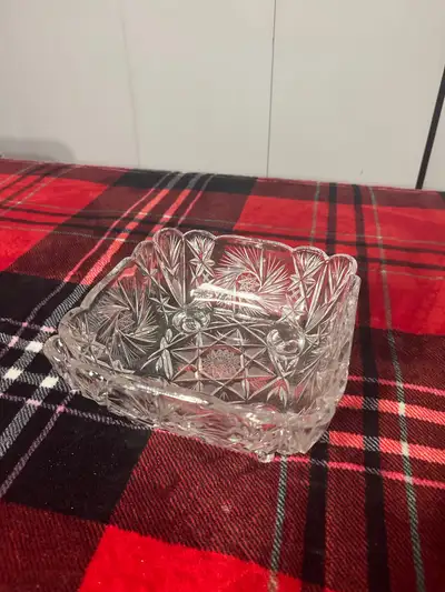 Glass bowl and decor piece, View more