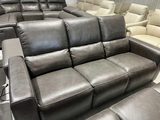 Power Reclining Leather Sofa - NEW in Couches & Futons in Winnipeg - Image 2