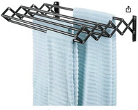 Wall Mount Expandable Retractable Clothes Drying Rack new