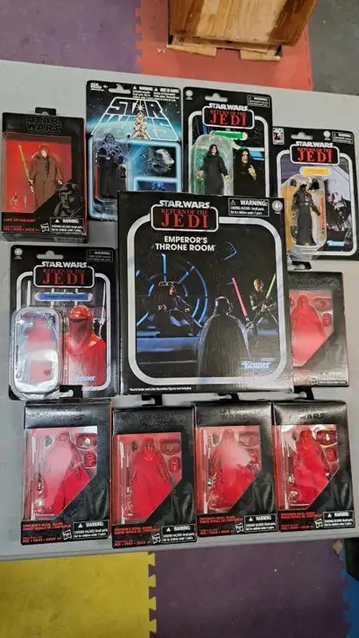 Star Wars Vintage Collection Emperor’s Thrown Room Figure Lot, View more