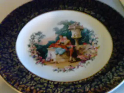 Wood and Sons Burslem England 4 dinner plates different design, View more