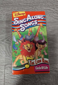 Disney's SingALong Songs The Lion King VHS Movie 