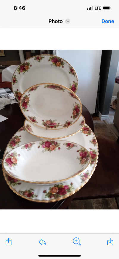 Full collection of old country rose.  Selling as a complete set, View more