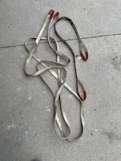 14 foot and 4 foot lifting straps use lightly just are dirty
