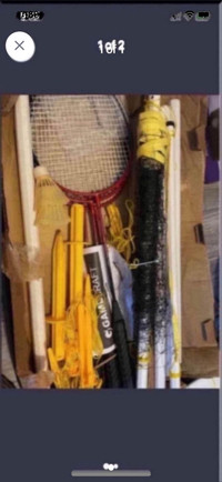 Full Badminton Set in Cartier bag