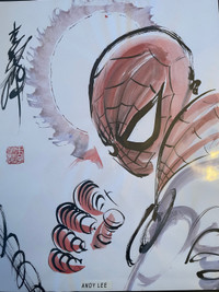 Spider-man original sketches art
