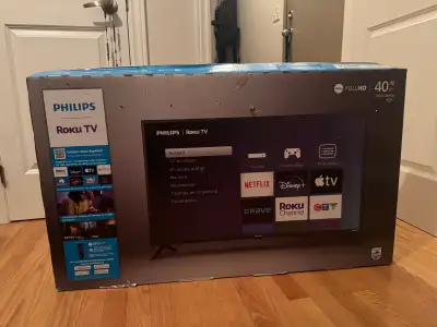 Philips Roku TV 40" FHD 1080p LED-LCD Smart TV (3 months used), View more