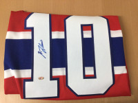 Guy Lafleur signed Montreal Canadiens jersey