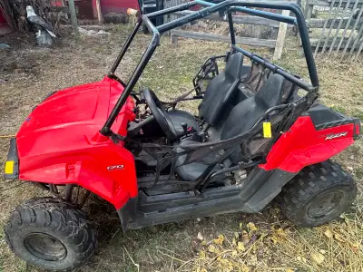 2009 Polaris 170 kids side by side. Overall in good condition . There is some wear and tear over the...