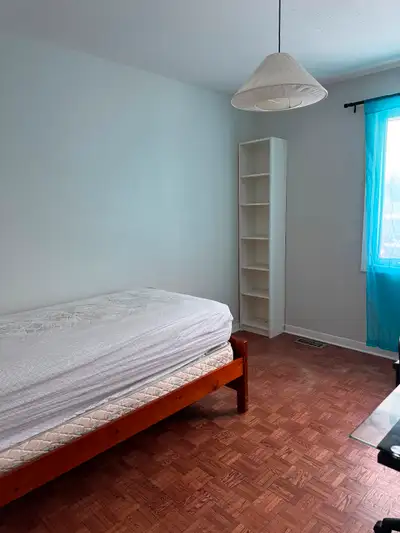 Furnished bed with keyed entry in shared house is available