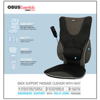 Heat and Massage Backrest Driver's Seat Cushion *OPEN BOX*