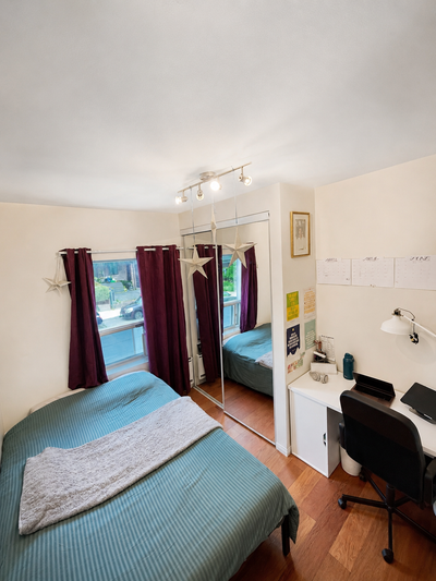 Two well‑sized bedrooms are available in a spacious, bright, newly renovated second‑floor apartment...