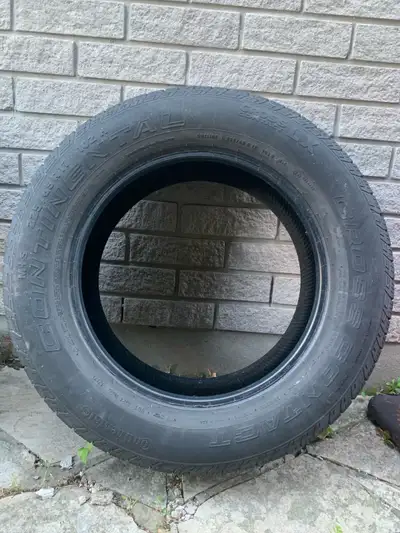 2 Winter tires, continental brand , good condition 225/65R17 102H