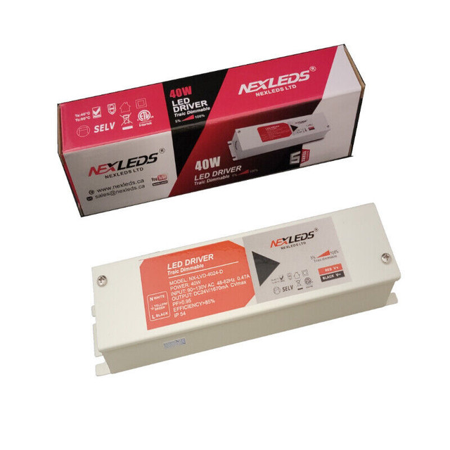 12V Dimmable LED Driver 40 Watt Triac Dimming in Other Business & Industrial in Mississauga / Peel Region