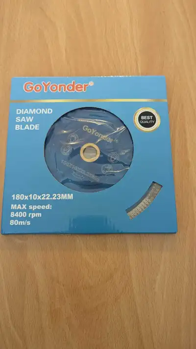 GoYonder Grinder Blades Tile Blade, Diamond Saw Blade for Cutting Porcelain Tiles Granite, 115mm Til...