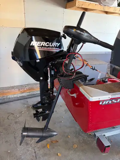 16’ Mirrocraft with 20 hp Mercury 4 Stroke. Comes with Minnkota trolling motor, deep cycle marine ba...