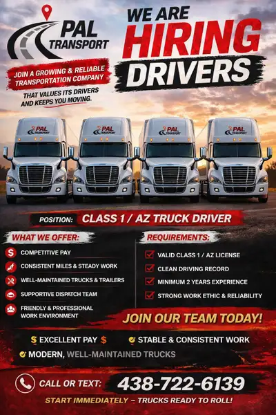 HIRING CLASS-1 DRIVER - LOCAL & HIGHWAY, View more