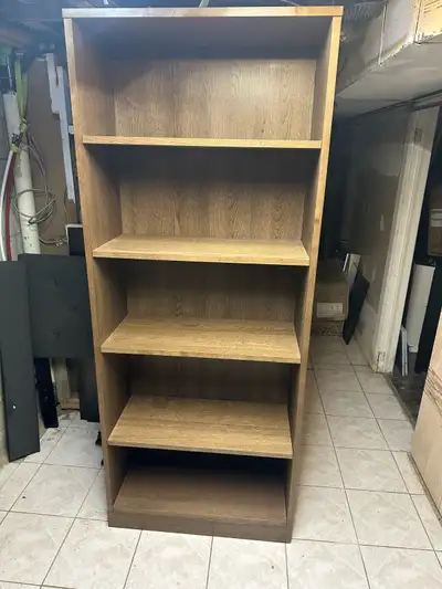 Wooden Bookcase H79 W32 D14.5, View more