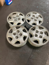 Nissan 14 4 hole rims one set of 4 pieces