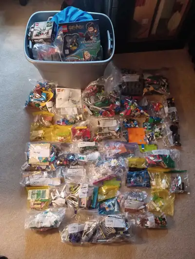 The Harry Potter Wizard Duel and poly bag is no longer included. Selling a large portion of my lego...