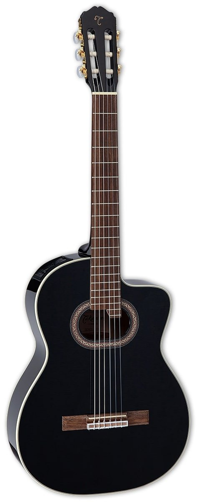 Takamine G-Series Classical Acoustic Guitar, Black, View more