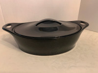 Vintage Corningware Creations oval covered casserole dish & lid