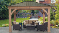 12x10 WOOD   GAZEBO - Price Includes  Delivery and Installation