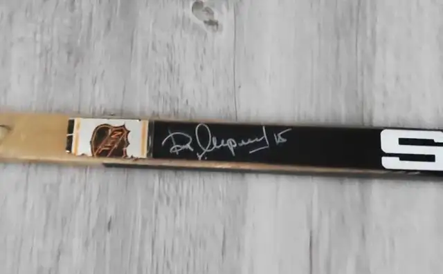 Autographed game used Dimitri Mironov Hockey stick in Arts & Collectibles in City of Toronto - Image 3
