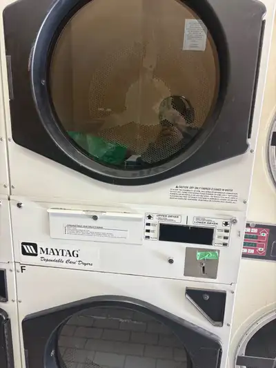 3 double stack Maytag dryers 3000 each