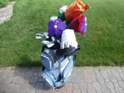 Ladies Right Hand Cobra Golf Club set w/Cobra Cart Bag, View more