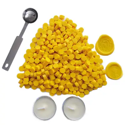 Sealing Wax Beads 350 Pcs (Yellow), View more