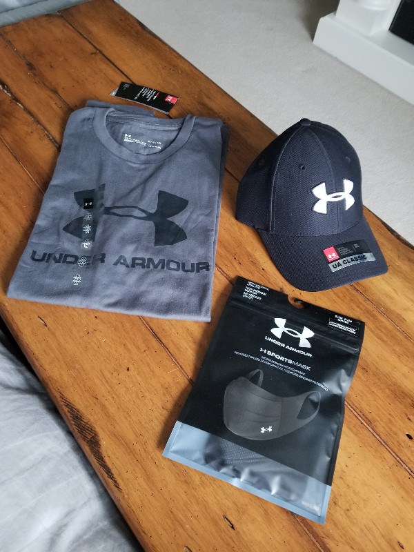 Under Armour Shirt, Cap, and Face Mask **BNWT in Men's in Kitchener / Waterloo
